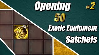 Gw2 Opening 50 Exotic Equipment Satchels 2 [upl. by Savvas]