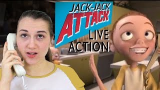 Jack Jack Attack  Side by Side  LIVE ACTION  The Incredibles [upl. by Rot]