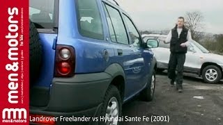 Landrover Freelander vs Hyundai Sante Fe 2001 [upl. by Pat]