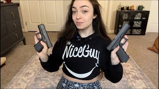 ASMR Your Girlfriend Teaches You About Her Guns [upl. by Rhodie296]