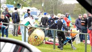 Funny Quick Pitch Pop Up TENT FAIL BSB Oulton Park 2012 Gelert [upl. by Thorman]