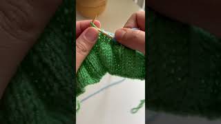 increasing stitches in knitting knittingtutorials bunaidesigns knittingsweater knittingtutorial [upl. by Masao]