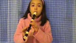 Francesca plays quotThe Great Northern Bandsquot on recorder [upl. by Secnarfyram]