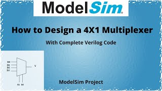 How to design Mux Multiplexer  Conditional  Electronics Hub PK  Verilog Project [upl. by Ecinad]