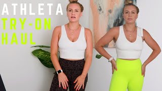 ATHLETA TryOn Haul  Comparable to Lululemon [upl. by Idissac516]