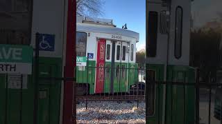 Boston B train at Chestnut Hill Ave tramspotting train [upl. by Neel125]