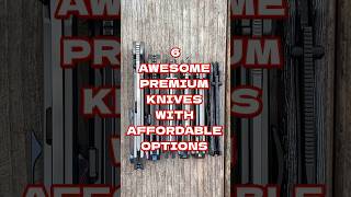 6 Awesome Knives Premium and Budget edc shorts blade knife [upl. by Amme646]