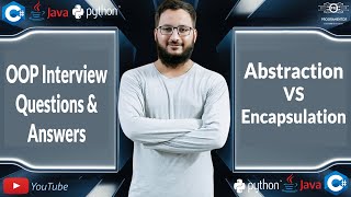 Abstraction VS Encapsulation  OOP Interview Questions amp Answers  Object Oriented HindiUrdu [upl. by Yenruogis306]