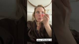 ❄️ sinus relief using cooling globes sickday sinusinfection spaday momtips icetherapy sick [upl. by Enawyd]