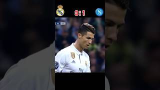 Real Madrid 🆚 Napoli 31 UCL 2016 Crazy Match Extended Shorts youtube football shorts Cr7 [upl. by Eceerehs934]