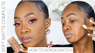 OKAYYY NARS Soft Matte Foundation Review  Wear Test  How to Shade Match Foundation  Maya Galore [upl. by Weider]