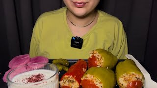 ASMR  DOLMA  TÜRKÇE ASMR  TURKISH FOOD [upl. by Eaneg]