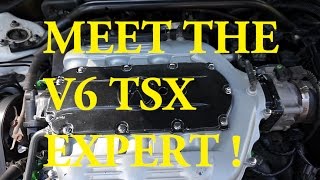 The Acura Honda TSX V6 Expert  Acura TSX Swap J37 Vtec Manual [upl. by Eetnod]