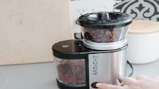 GROSCHE Bremen Compact Electric Burr Coffee Grinder Review Great little machine [upl. by Ahsinahs]