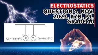 Electrostatics Question 4 Nov 2023 KZN Paper 1 [upl. by Gambrell]