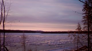 Freezeup on the Tanana river [upl. by Zigmund34]