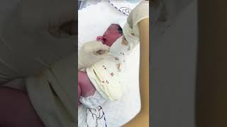 Changing Newborn Baby Clothes Like a Pro babycare babywear newbornbaby babylove shortvideo [upl. by Brier]