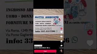 MATTEI INNOCENZO FORNITURE ABBIGLIAMENTO IN CONTO VENDITA PER NEGOZI E AMBULANTI 3371317286 [upl. by Havens]