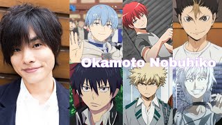 Okamoto Nobuhiko  15 Anime Characters [upl. by Suirauqed]