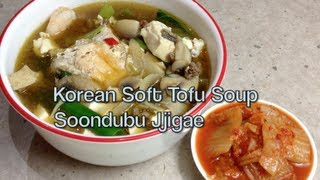 Soft Tofu Soup Korean Soondubu Jjigae video recipe cheekyricho [upl. by Bernhard]