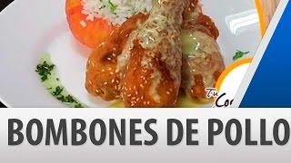 Bombones de Pollo  Recetas de comida [upl. by Ahsilad378]