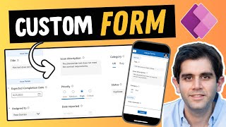 Customize Power Apps Forms using Modern Controls  Build Responsive Forms [upl. by Ymij]