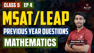 MSAT  LEAP Free Coaching Ep 4 mathematics msat leap [upl. by Attey226]