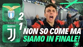 FINALE MA CHE SOFFERENZA LAZIO 21 JUVENTUS  REACTION JUVENTINI DALLO STADIO [upl. by Livvie]