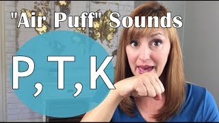 How to Pronounce the P T and K Sounds in American English [upl. by Litt]