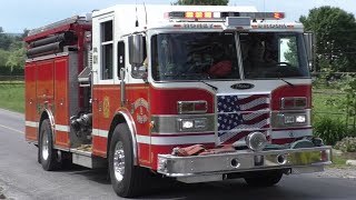 Honey Brook Fire Company Engine 331 Responding 61120 [upl. by Nosbig]