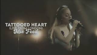 Ariana Grande  Tattooed Heart Live from London Filtered Mic Feed [upl. by Anivel]