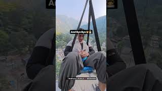 Scad Jump In Rishikesh bungee bungeejumping jumping adventure trending viral bungy shorts [upl. by Rednav]