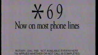 1993 NOT IN TIME PRESS STAR 69 COMMERCIAL Nynex Telephone Phone service Dog Funny [upl. by Drape66]