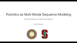 Robotics as MultiModal Sequence Modeling [upl. by Atiuqaj]