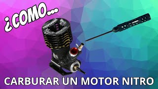 ¿Cómo carburar un motor a nitrometano  Carburación de un motor nitro [upl. by Alexandr]