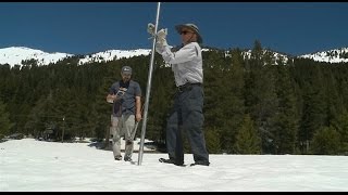 Raw Video Final Sierra Snowpack Measurement Of Season [upl. by Siahc847]