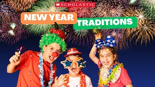 New Year Traditions Around the World  Video for Kids [upl. by Modnar744]