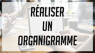 Réaliser un organigramme [upl. by Bonucci]