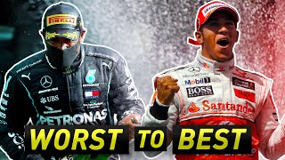 Ranking Lewis Hamilton’s 7 World Titles From Worst to Best [upl. by Jelena]