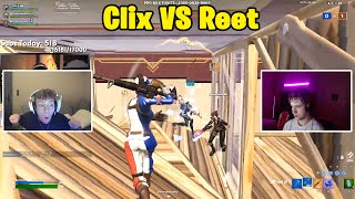 Clix and Bugha VS Reet amp Sway 3v3 TOXIC Boxfights [upl. by Leksehc509]