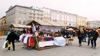 Targi Wielkanocne na Rynku w Krakowie Kiermasz Wielkanocny Kraków święta [upl. by Simons512]