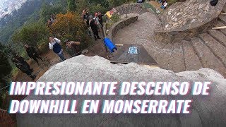 Impresionante descenso de Downhill en Monserrate  Monserrate Downhill [upl. by Ymmij]