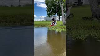 This Man Rodes A Bike Underwater shortsvideo [upl. by Annayrb]