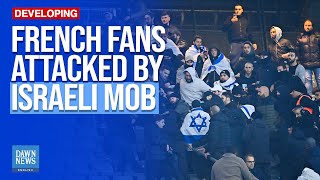 Israeli Anthem Booed Scuffles Seen at Football Game at Stade de France  Dawn News English [upl. by Debra626]