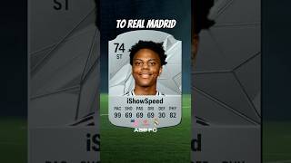 I added iShowSpeed to Real Madrid to replace Mbappe on FC 25 [upl. by Shrier]