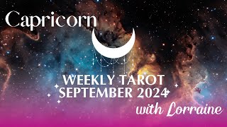 ♑CAPRICORN YES lady luck is on your side Tarot Reading wc 9th September 2024 [upl. by Ardnikal]