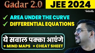 Area Under the curve amp Differential Equations Class 12 JEE PYQs  JEE 2024 Maths New Syllabus [upl. by Ahsenauq]