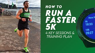 How to run a faster 5K 4 KEY workouts and training plan [upl. by Ettezoj]