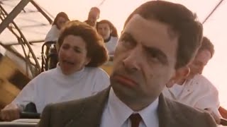 Beans Rollercoaster Ride  Funny Clip  Classic Mr Bean [upl. by Aetnuahs]