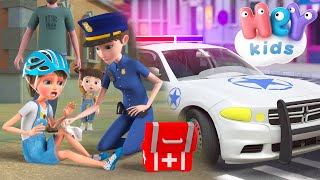 The Police Car Song 🚓 Kids Songs amp Nursery Rhymes by HeyKids [upl. by Hyps]